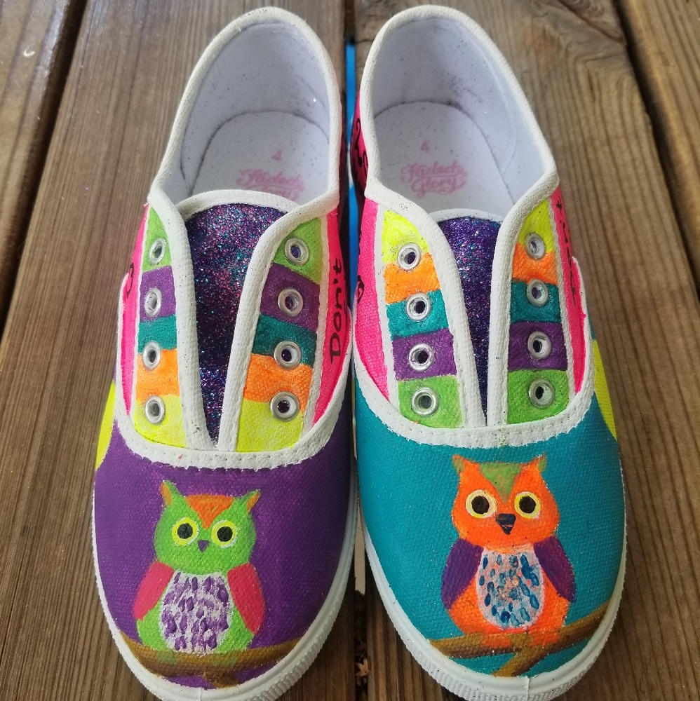 Kids owl shoes